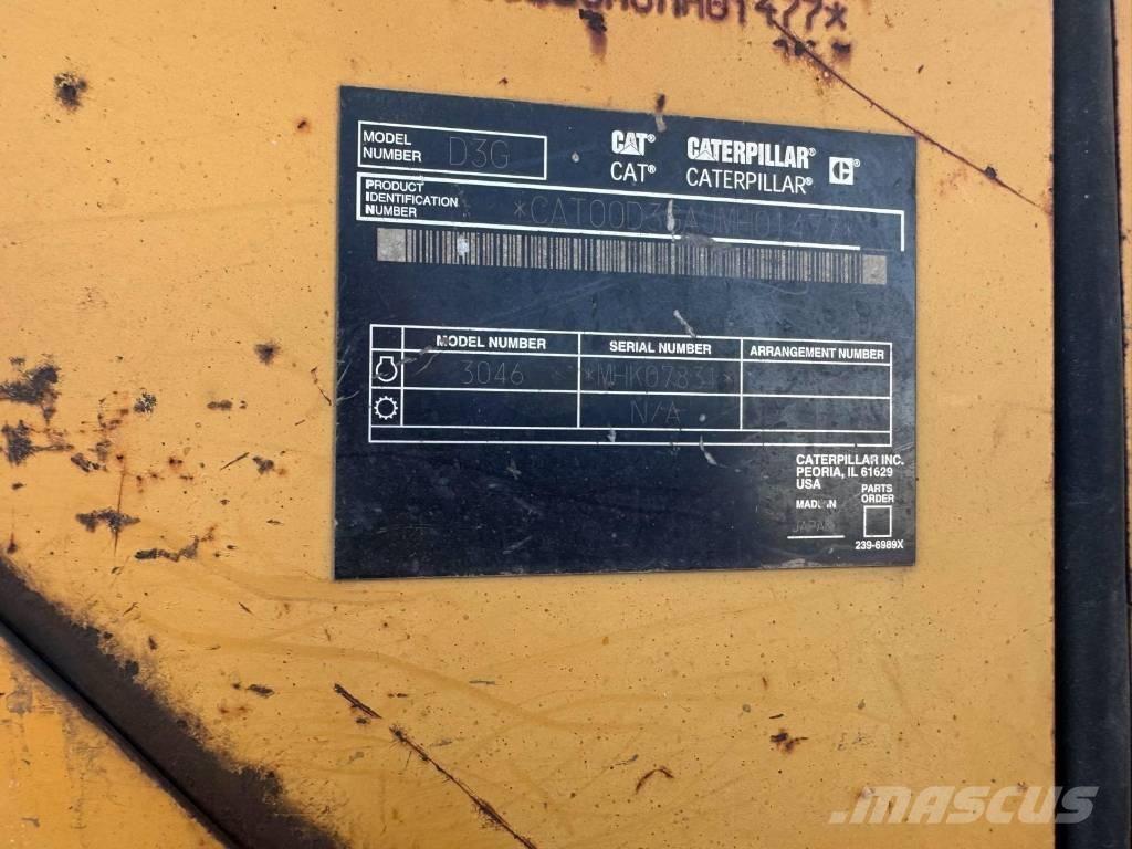 CAT D 3 G Pásové dozery