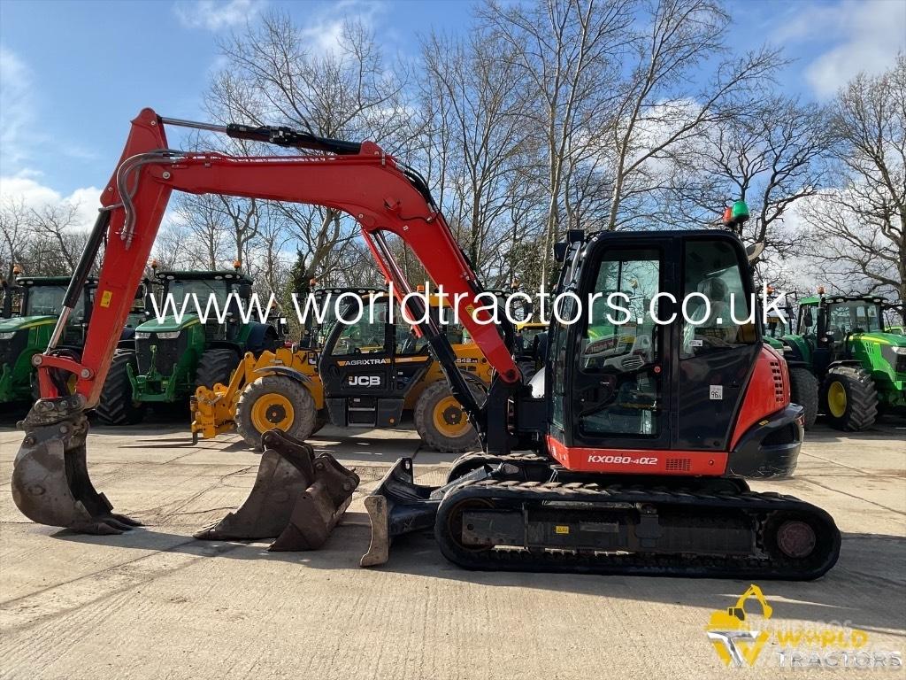 Kubota KX 080-4 Midi rýpadla 7t - 12t