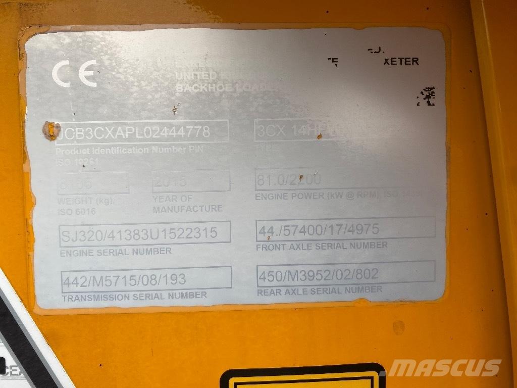 JCB 3 CX Contractor Rýpadlo-nakladače