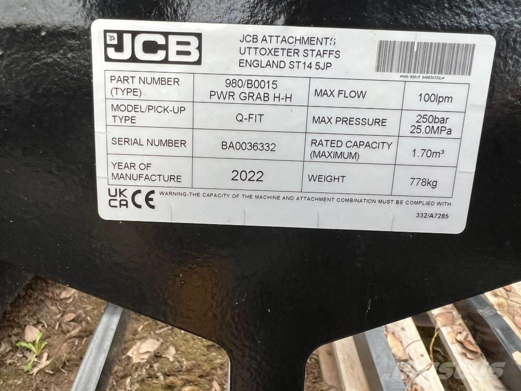 JCB 980/B0007 Grab Další nakladače, rypadla a příslušenství