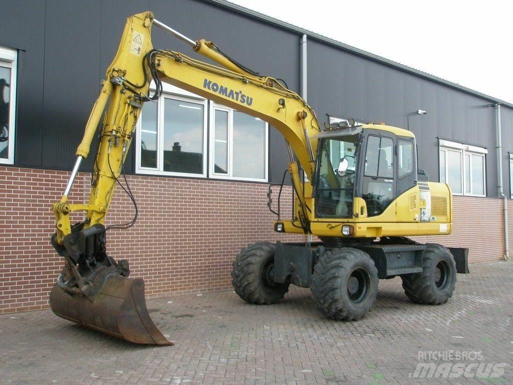 Komatsu PW140-7 Kolová rýpadla