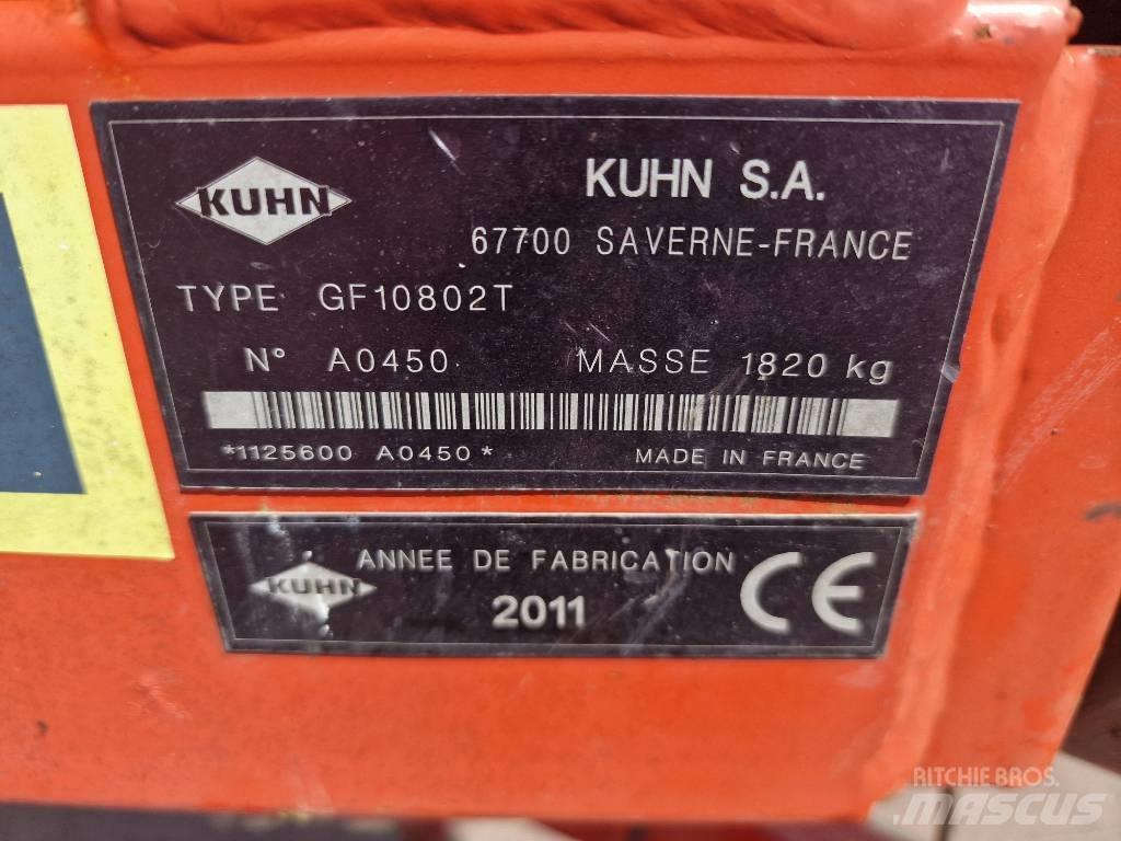 Kuhn GF 10802 T Obraceče a shrabovače sena