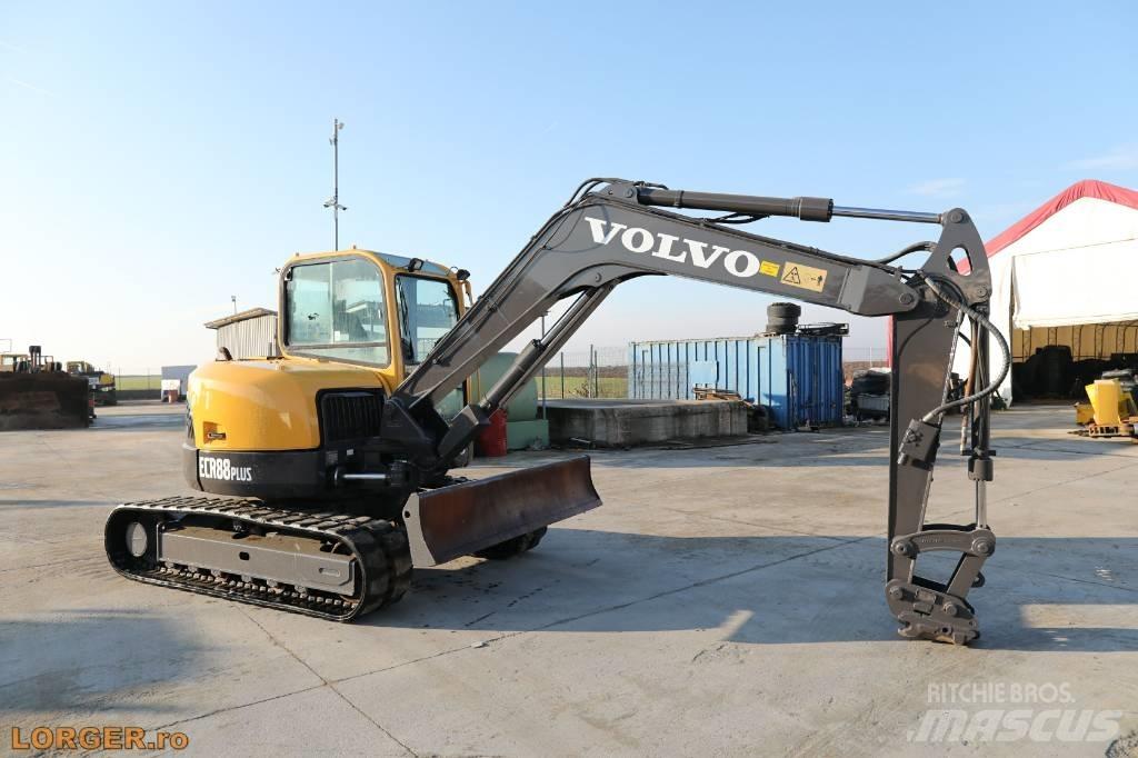 Volvo ECR 88 PLUS Midi rýpadla 7t - 12t