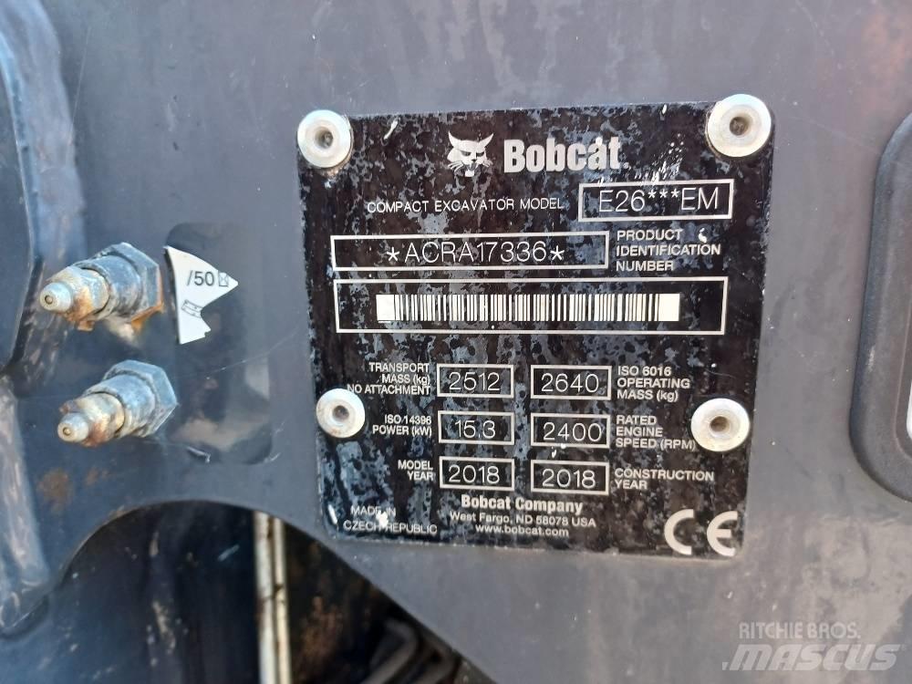 Bobcat E 26 Mini rýpadla < 7t