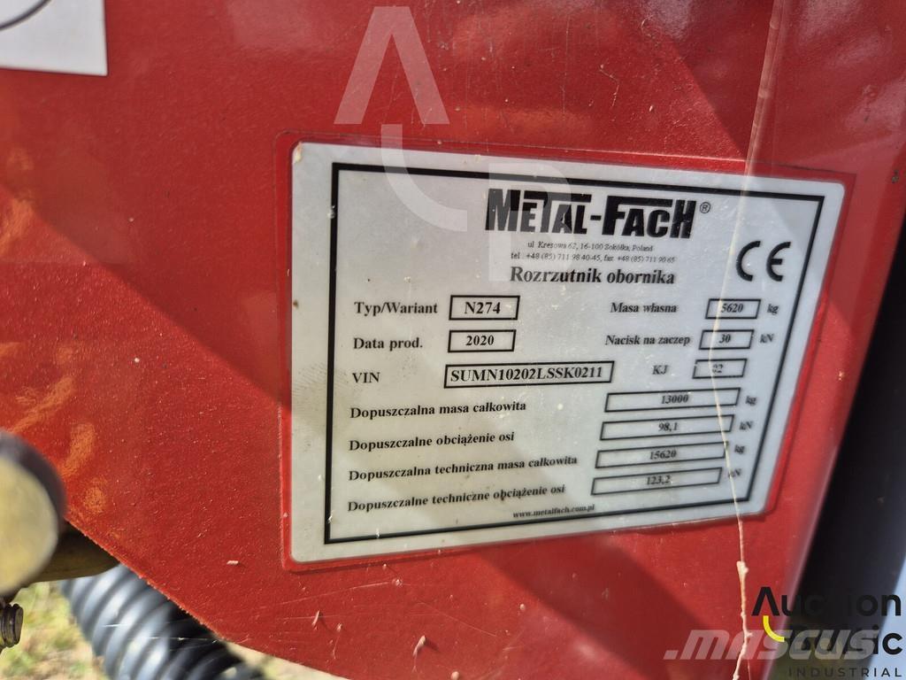 Metal-Fach N274 Rozmetadla chlévské mrvy