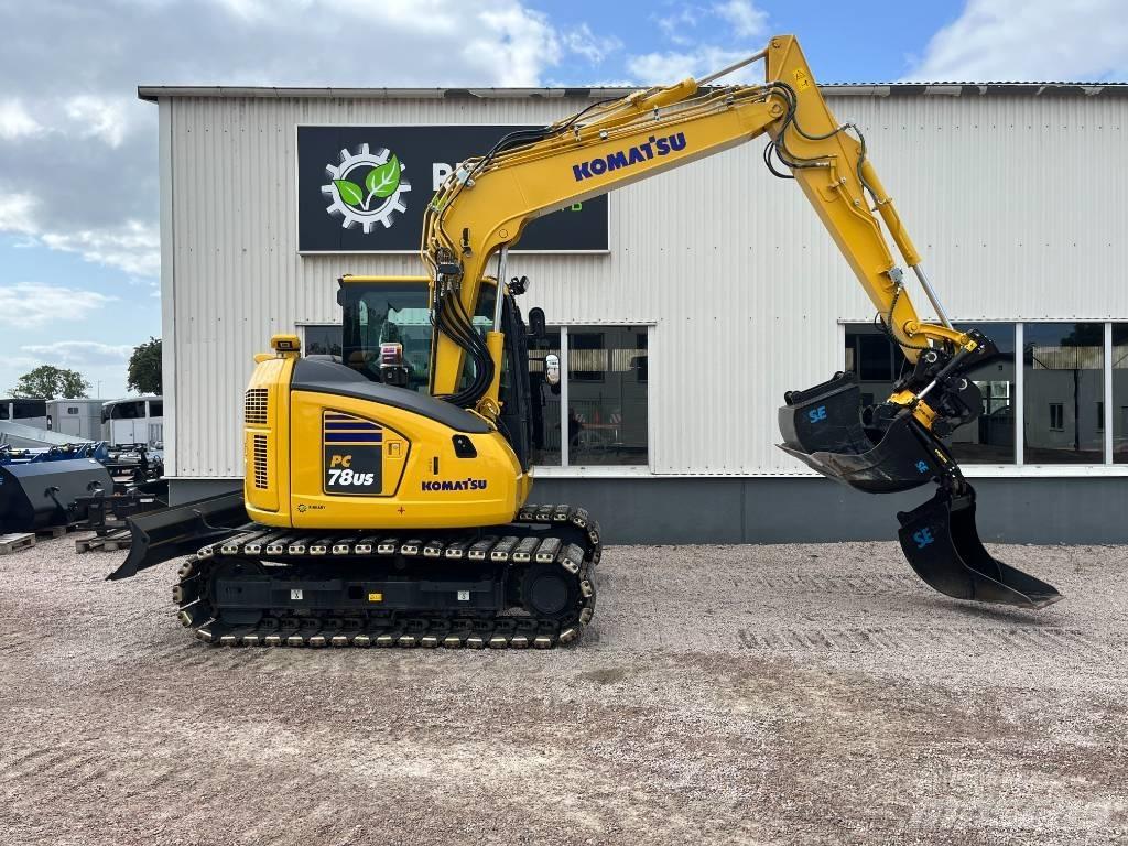 Komatsu PC78US-11E0 Midi rýpadla 7t - 12t