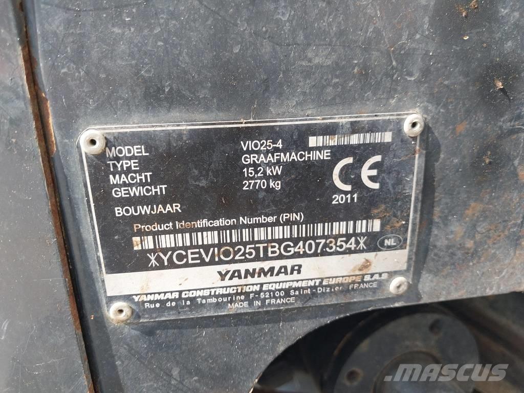 Yanmar Vio 25-4 Mini rýpadla < 7t