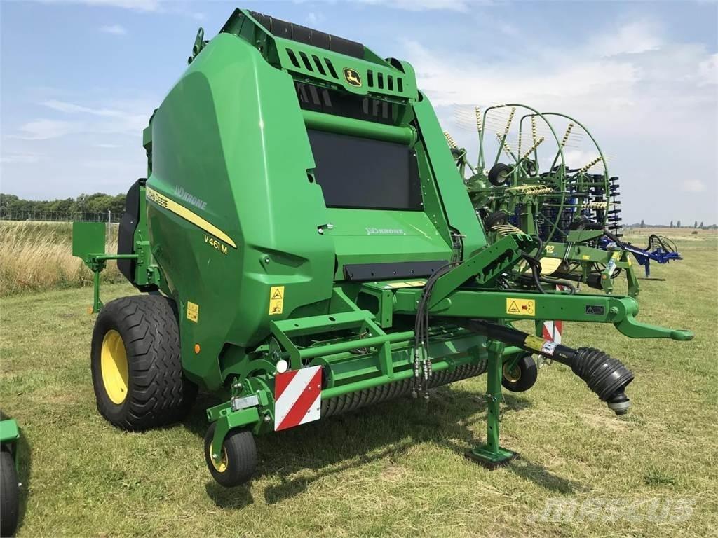 John Deere V461M Lis na válcové balíky