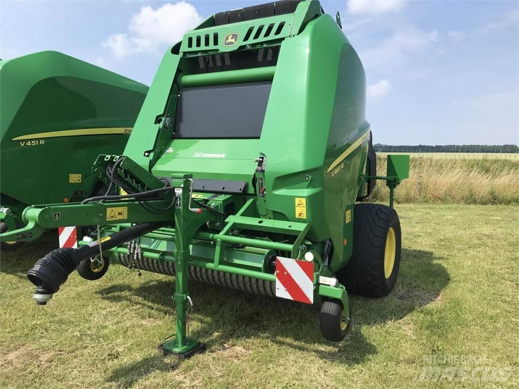 John Deere V461M Lis na válcové balíky