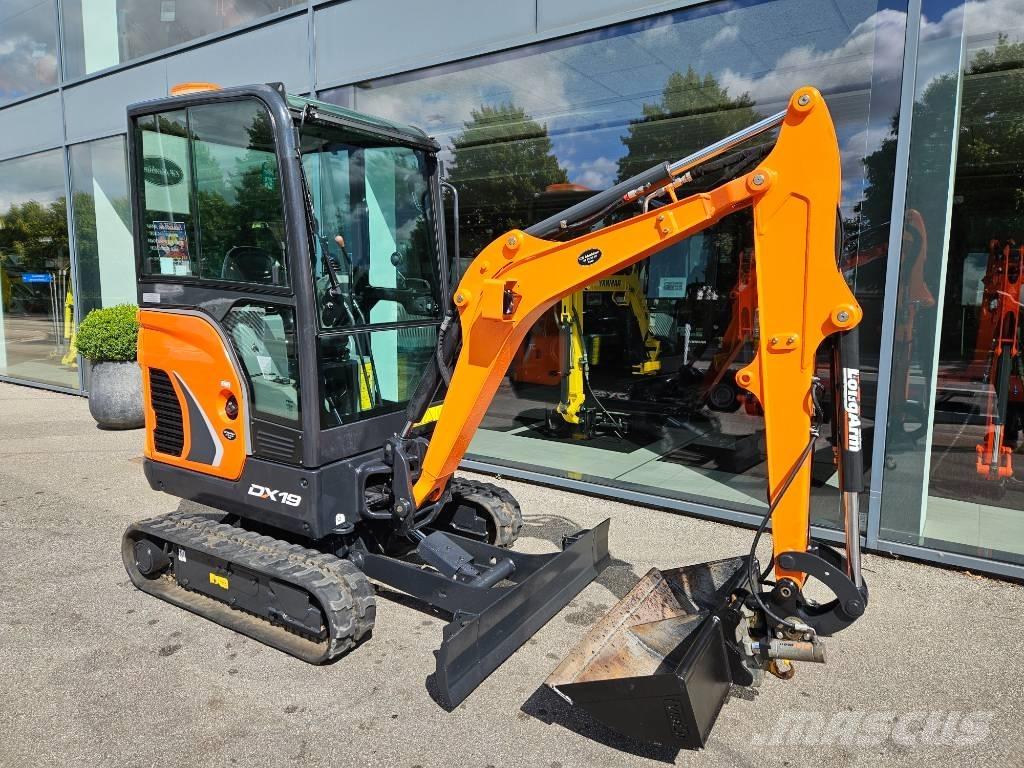Doosan DX 19 Mini rýpadla < 7t