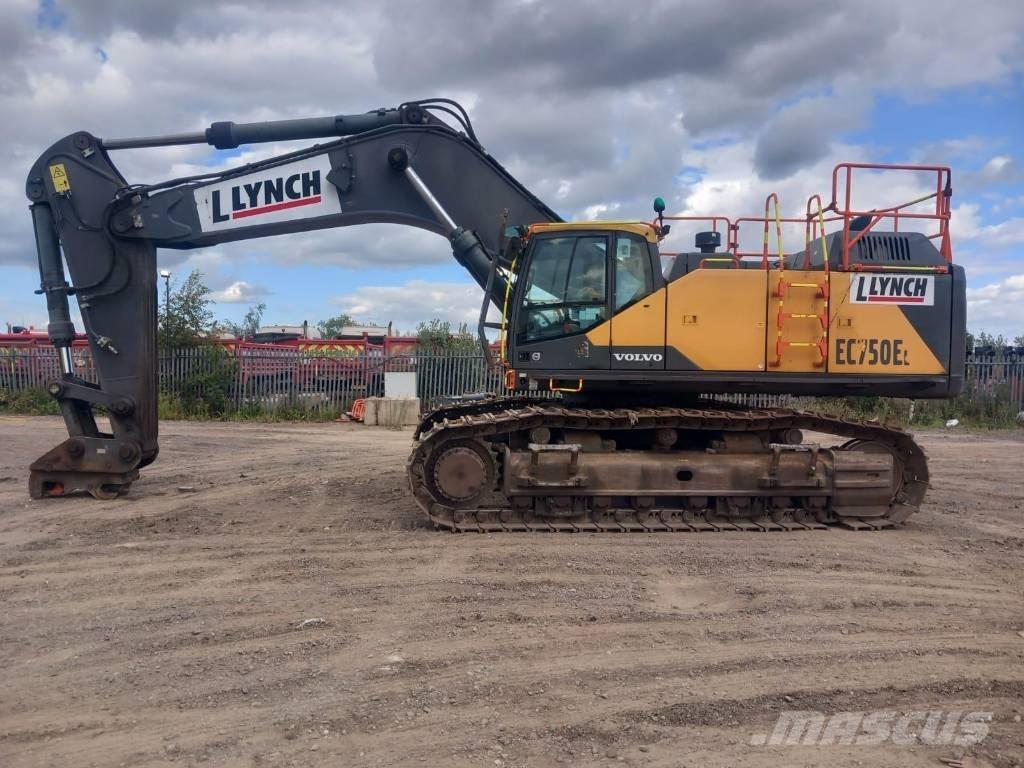 Volvo EC 750 EL Pásová rýpadla