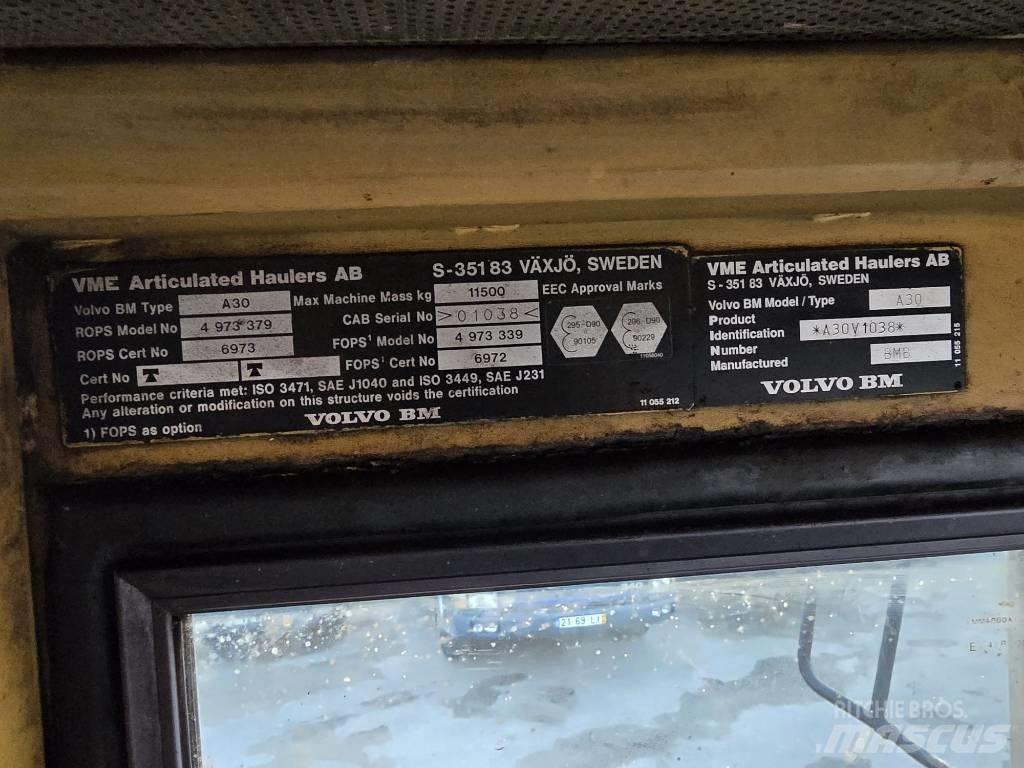 Volvo BM A30 Kloubové dempry