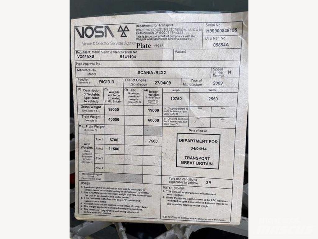 Scania R 340 Valníky/Sklápěcí bočnice