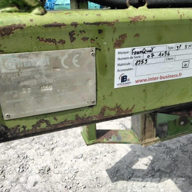 Franquet SP Další stroje na zpracování půdy a příslušenství