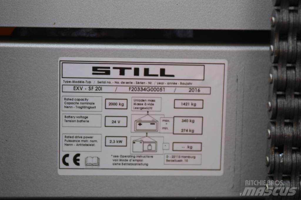 Still EXV-SF20I Ručně vedené vysokozdvižné vozíky