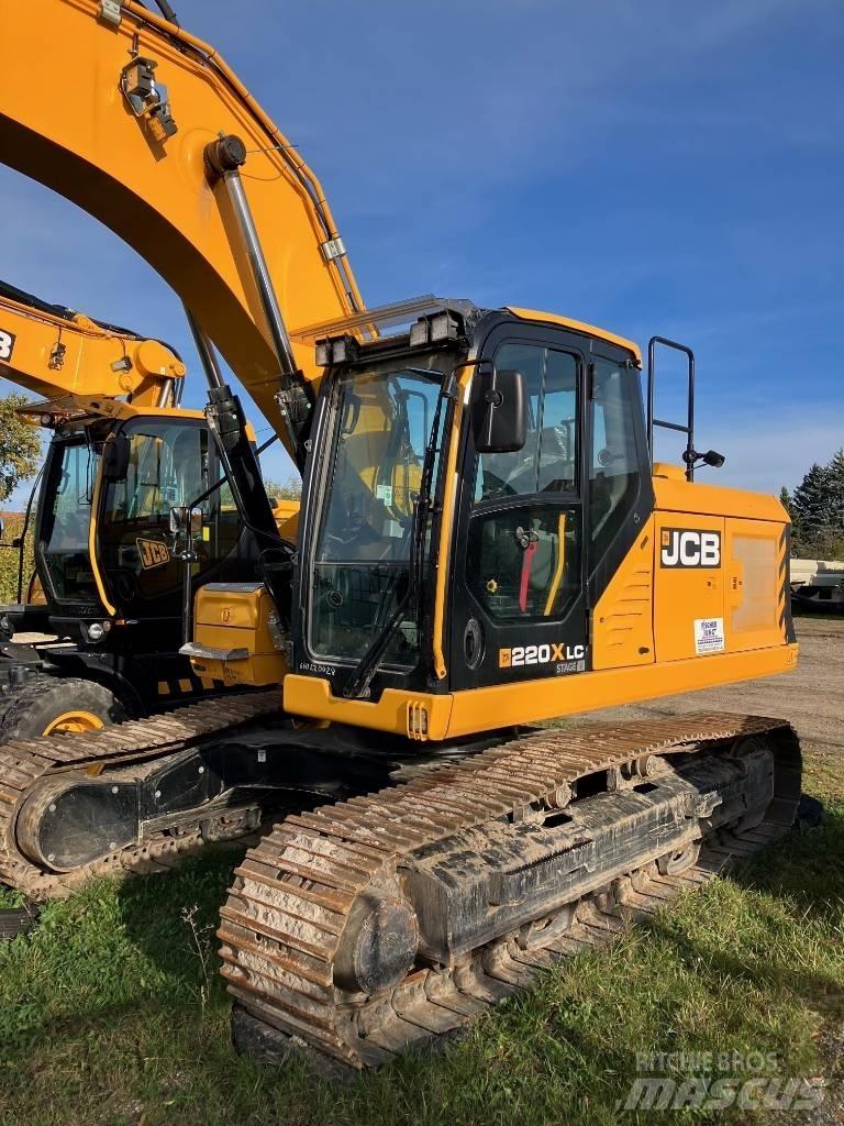JCB 220X Pásová rýpadla
