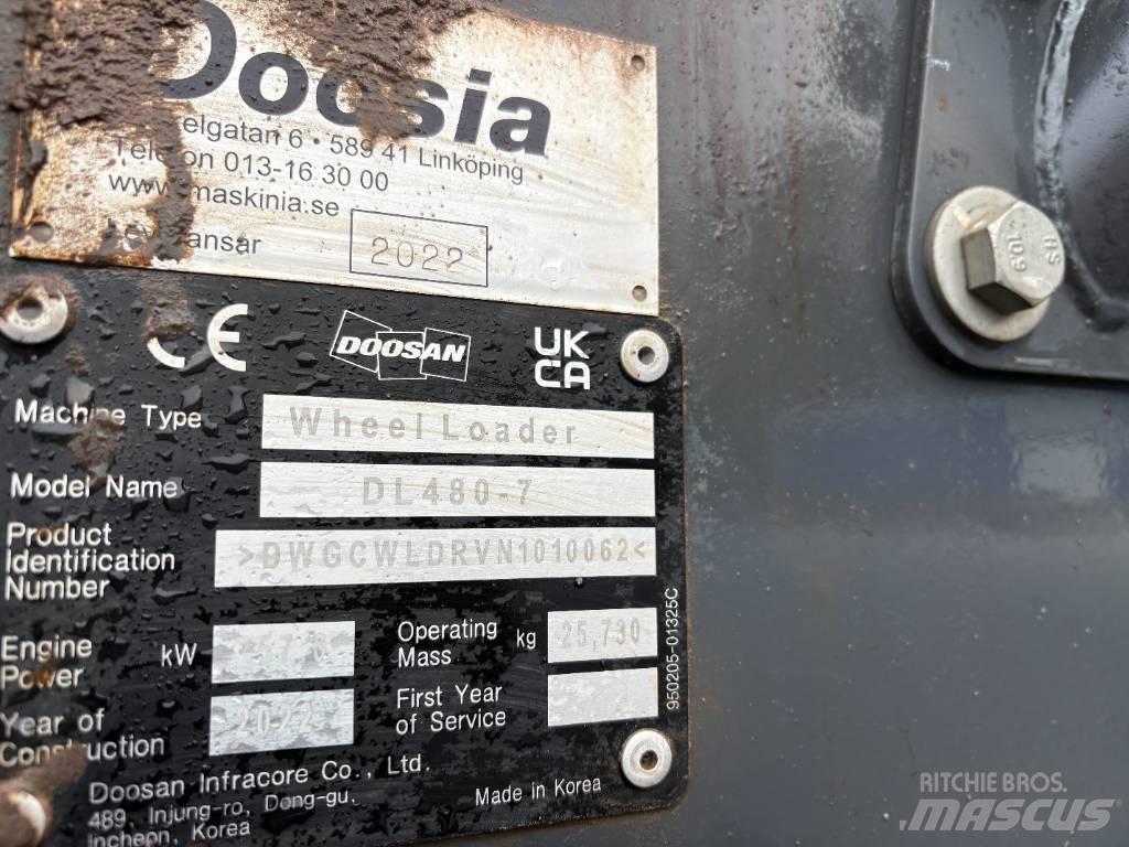 Develon DL480-7 Kolové nakladače