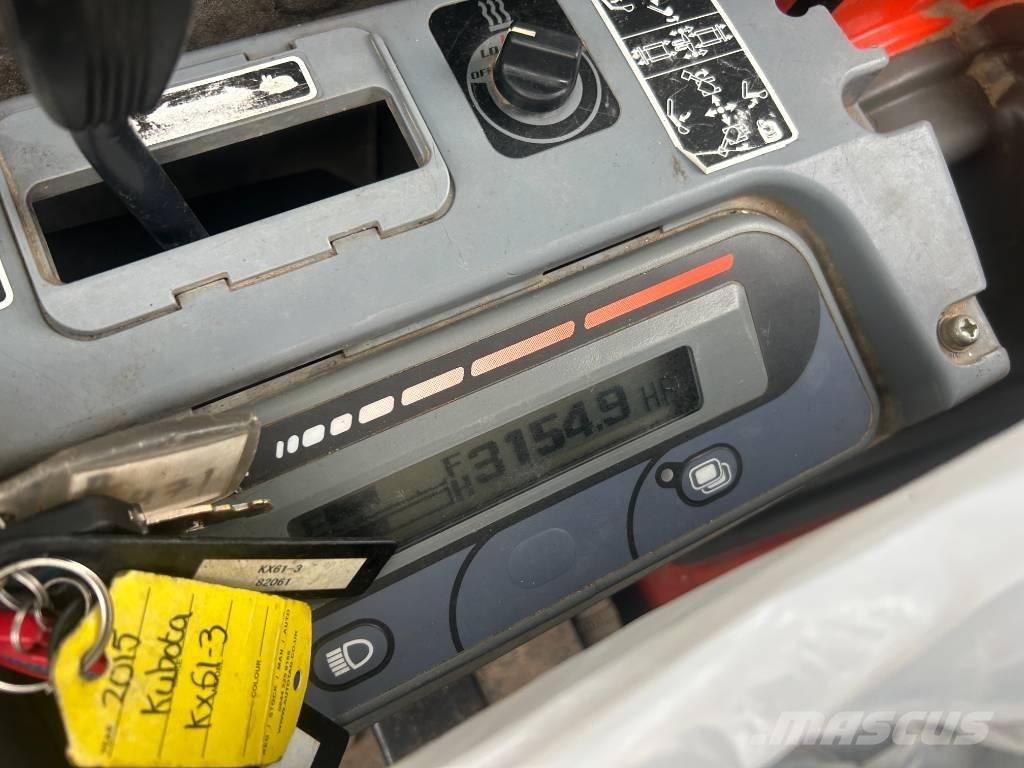 Kubota KX61-3 Mini rýpadla < 7t