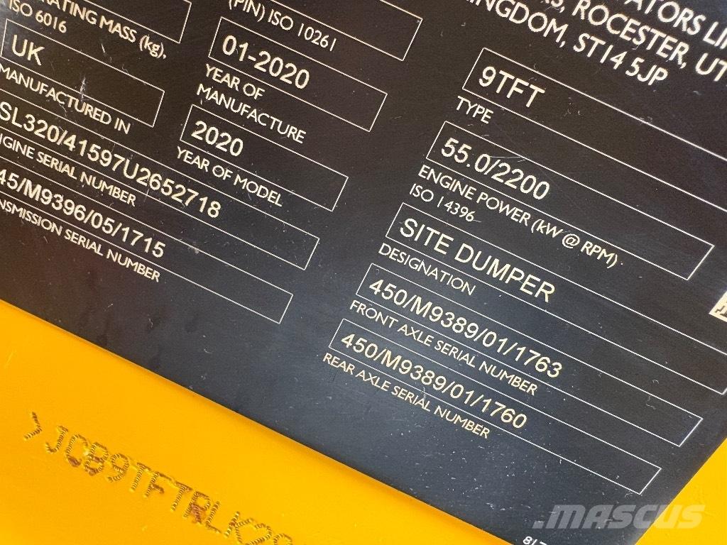 JCB 9TFT Vyklápěcí dempry
