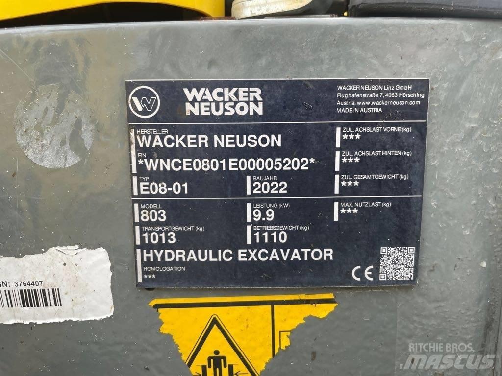 Wacker Neuson 803 Pásová rýpadla