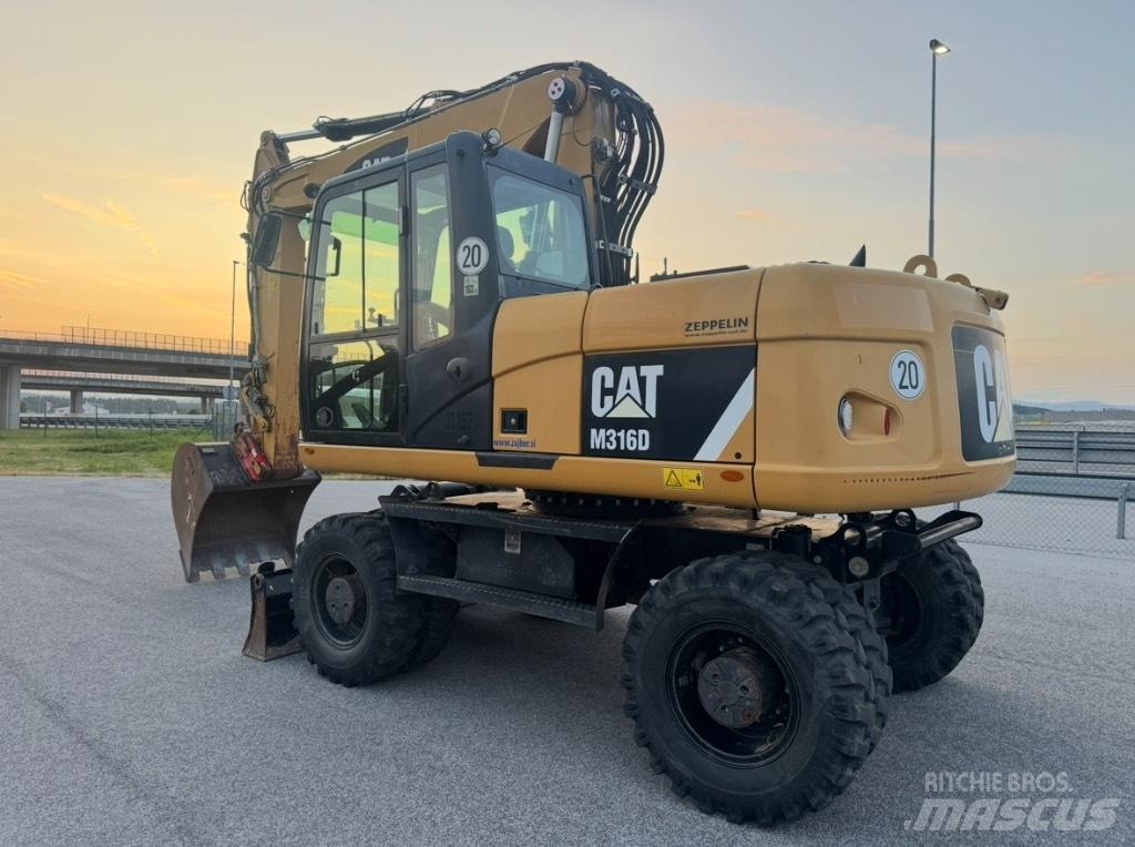 CAT M 316 D Kolová rýpadla
