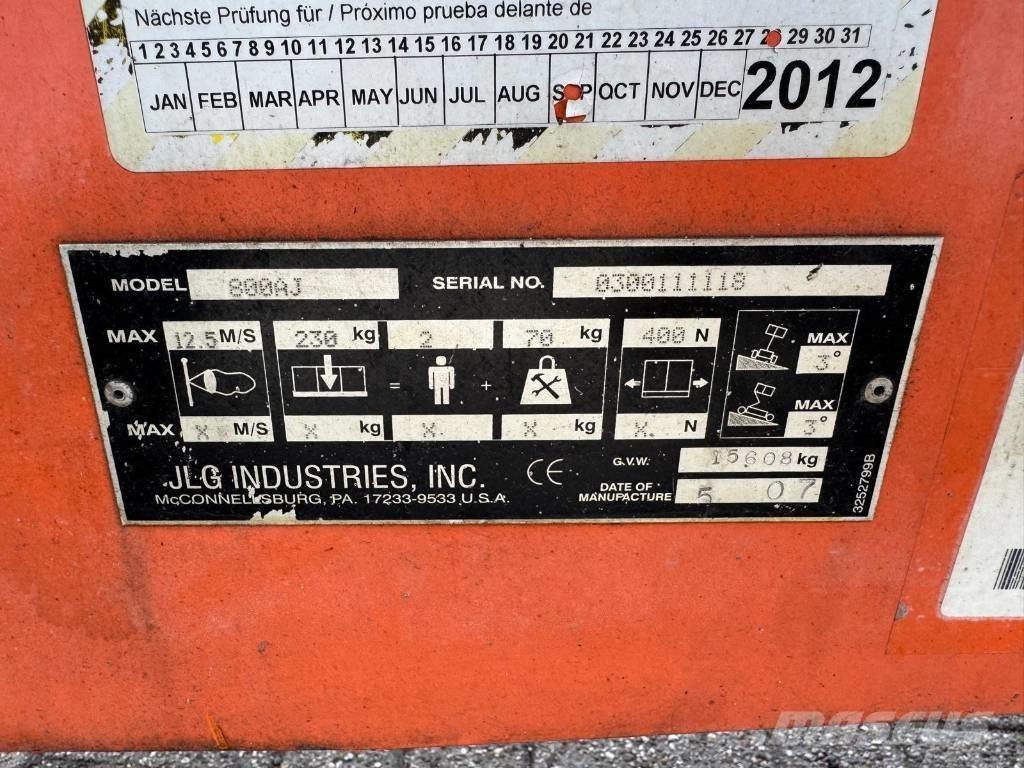 JLG 800 AJ Kloubové plošiny