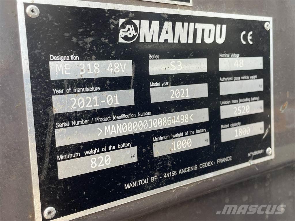 Manitou ME318 Akumulátorové vozíky