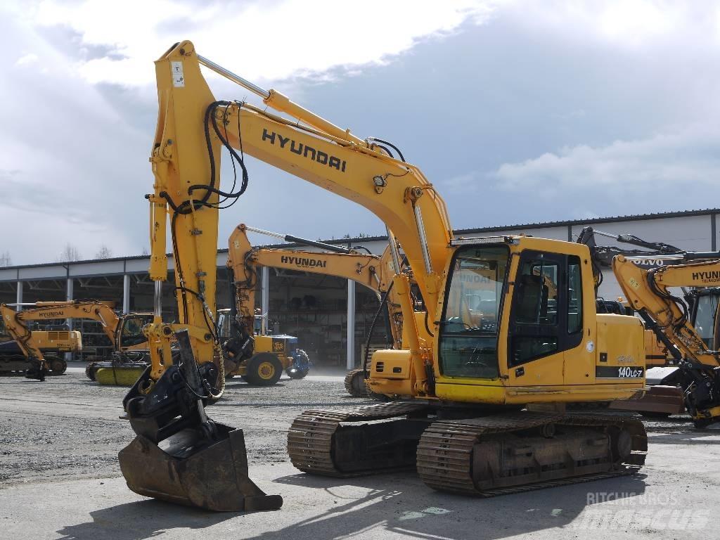Hyundai R 140 LC-7 Pásová rýpadla