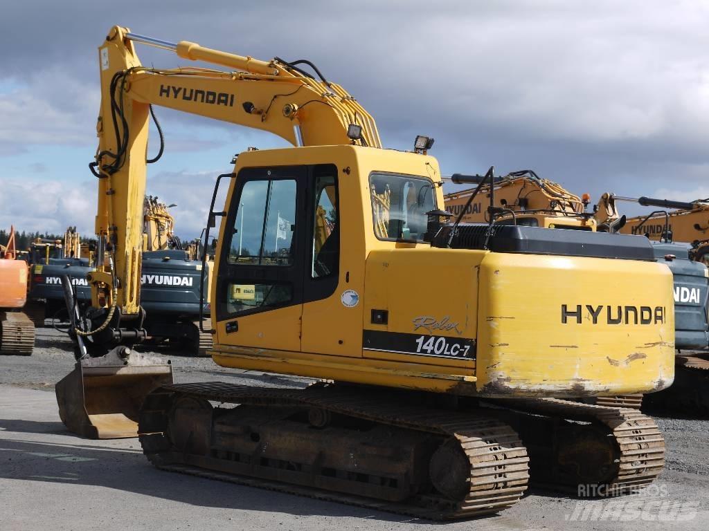 Hyundai R 140 LC-7 Pásová rýpadla