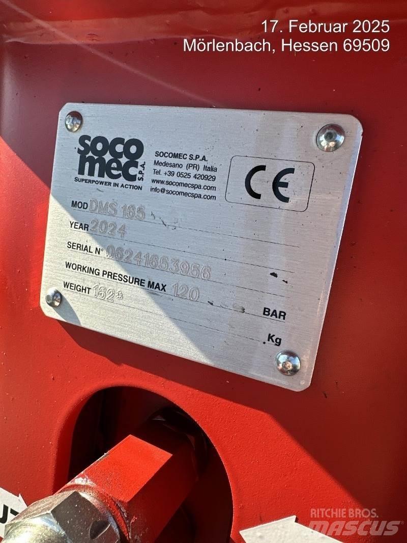 Socomec DMS165 Hydraulická beranidla na zatloukání pilotů