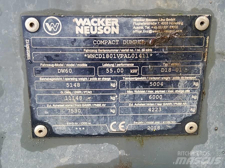 Wacker Neuson DW 60 Vyklápěcí dempry