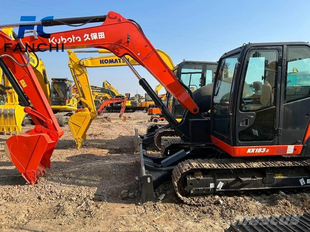 Kubota kx163 Pásová rýpadla