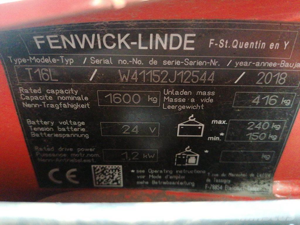 Linde T16L Nízkozdvižný vozík