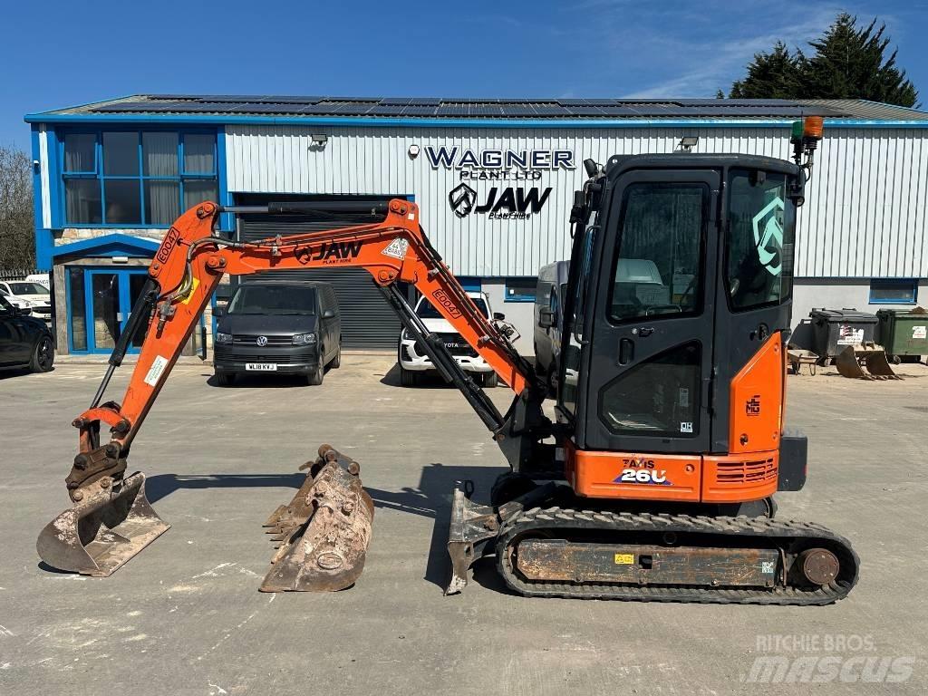 Hitachi ZX 26 U-6 Mini rýpadla < 7t