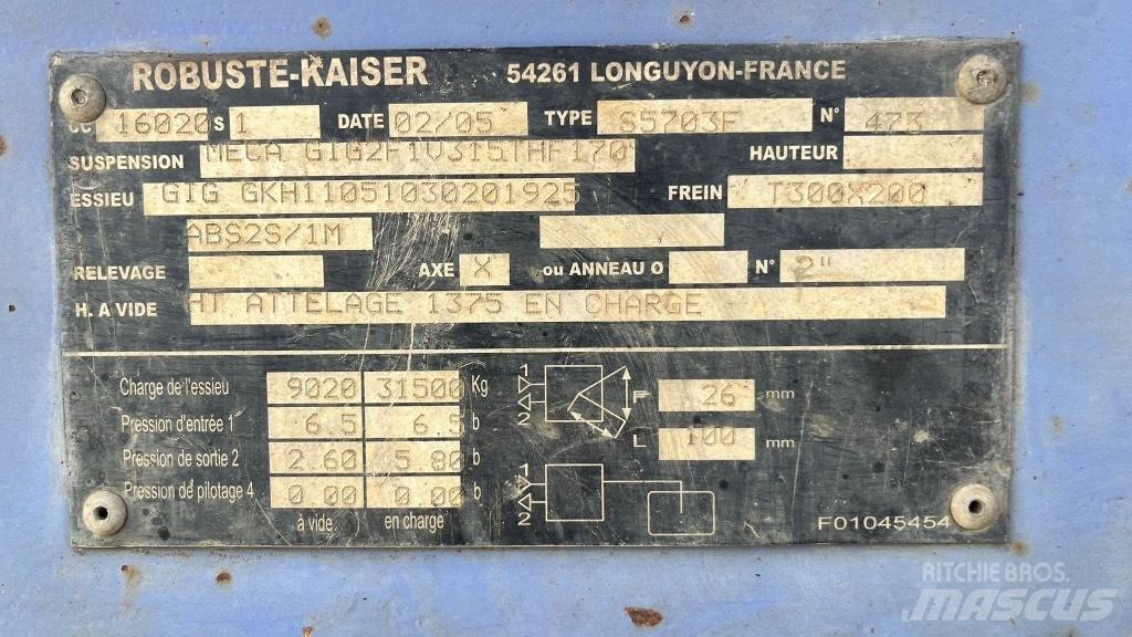 Kaiser TPSL Návěsy na přepravu automobilů