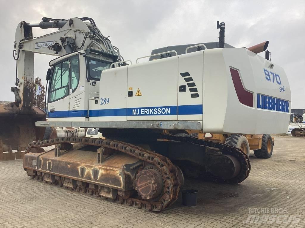 Liebherr R970 SME Pásová rýpadla