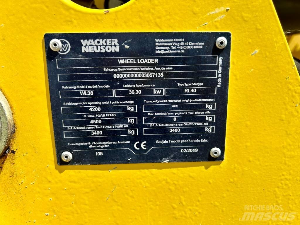 Wacker WL 38 Kolové nakladače