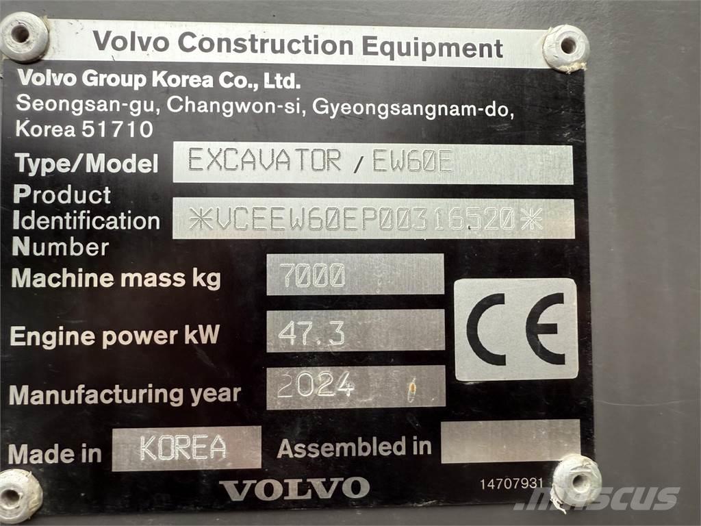 Volvo EW60 E Kolová rýpadla