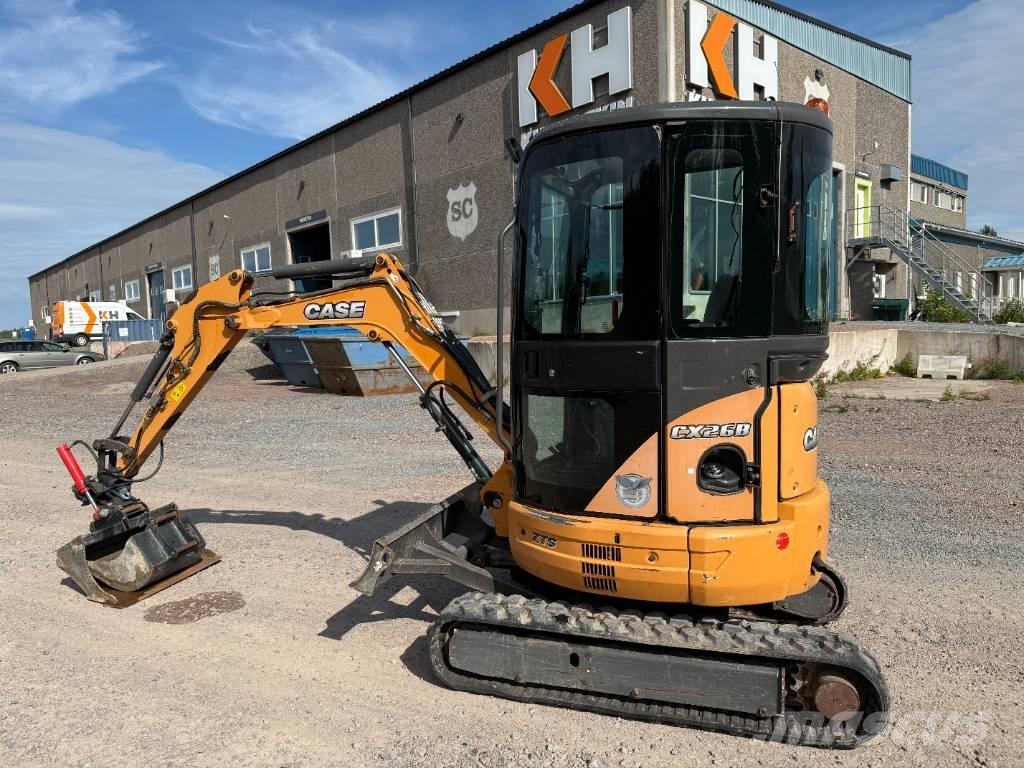 CASE CX26B Mini rýpadla < 7t