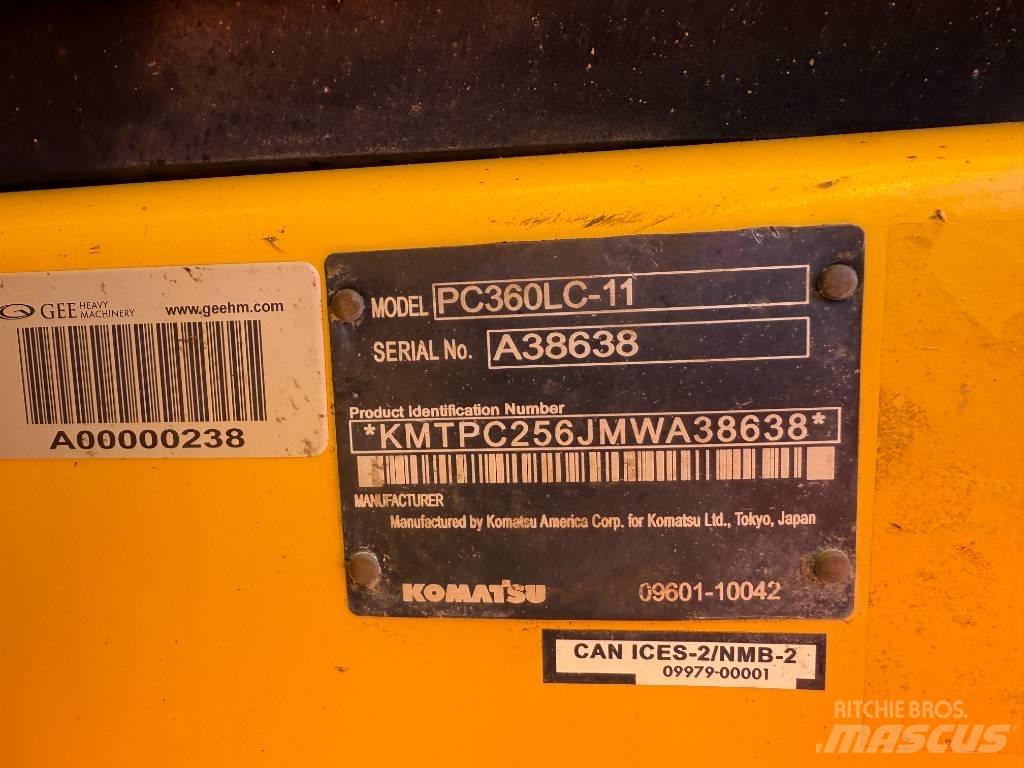 Komatsu PC360LC-11 Pásová rýpadla