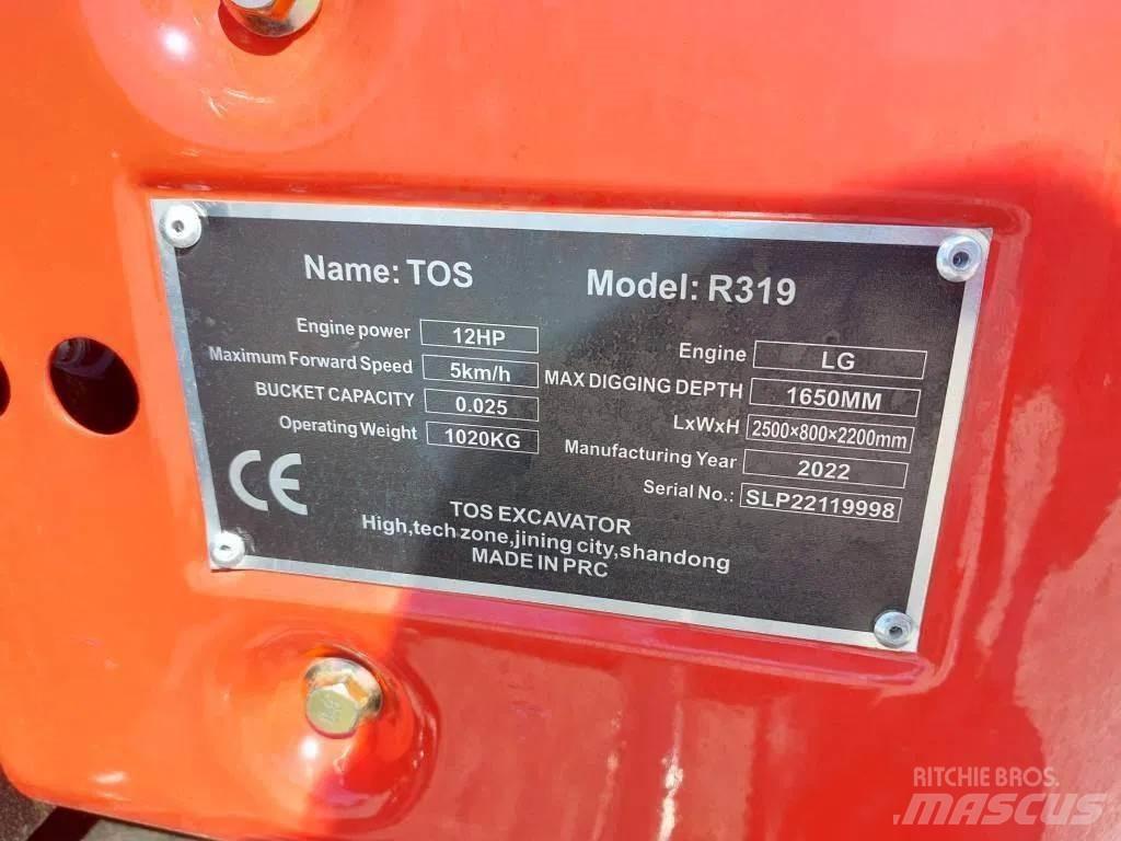 TOS R319 Mini rýpadla < 7t