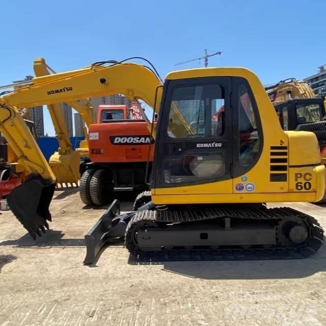 Komatsu PC60-7 Pásová rýpadla