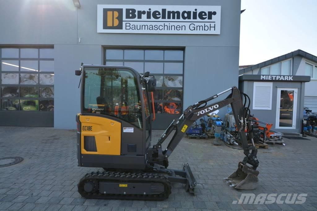 Volvo EC 18 E Mini rýpadla < 7t