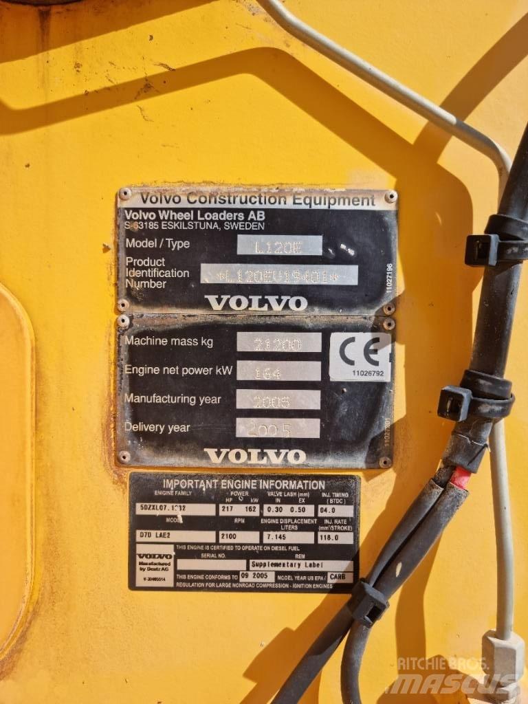 Volvo L 120 E Kolové nakladače