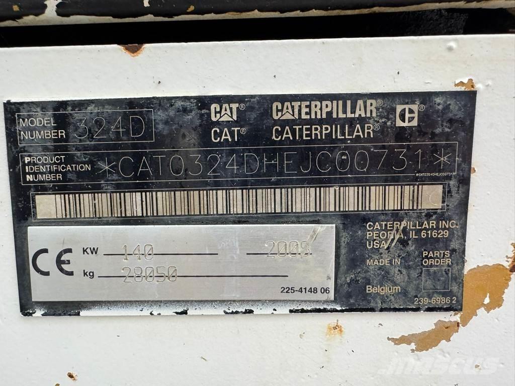 CAT 324DLN Pásová rýpadla