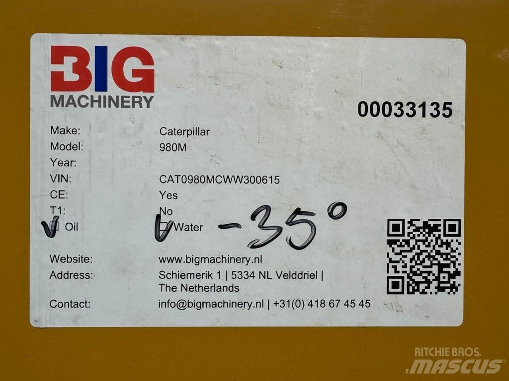 CAT 980M Kolové nakladače
