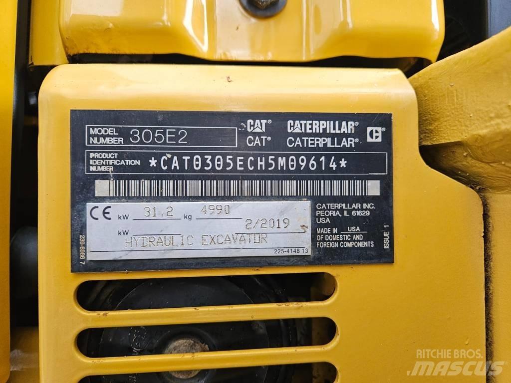 CAT 305 E2 Mini rýpadla < 7t