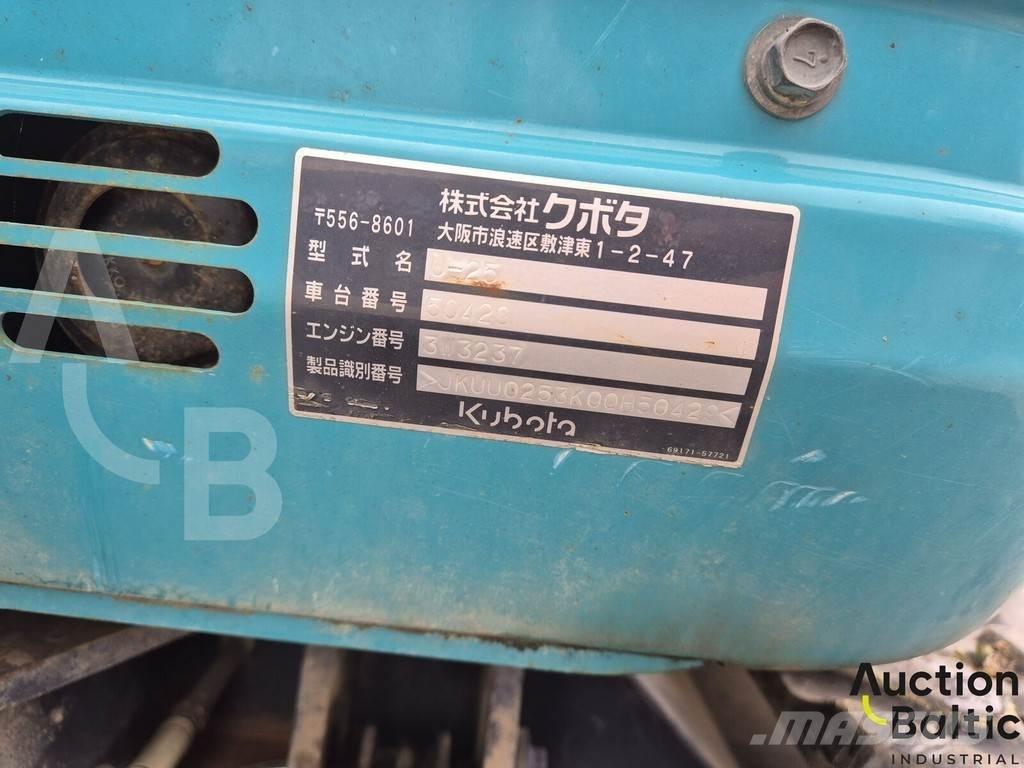 Kubota U 25 Mini rýpadla < 7t