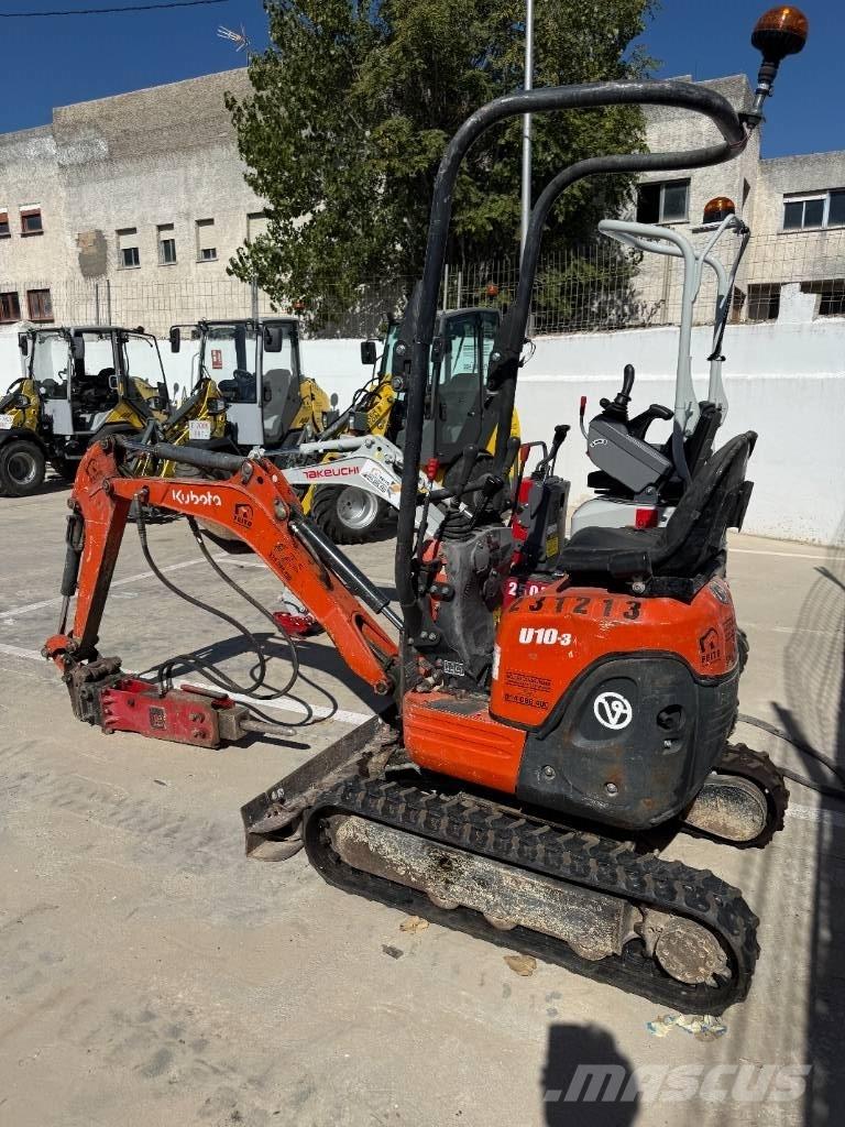 Kubota U 10-3 Mini rýpadla < 7t