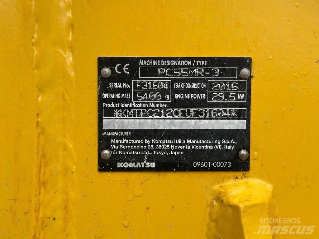 Komatsu PC55-MR3 Mini rýpadla < 7t